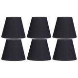 6pcs Lamp Shades Fabric Exquisite Fashion Decorative Chandelier Shades for Candle Light Desk Lamp Crystal Chandelier