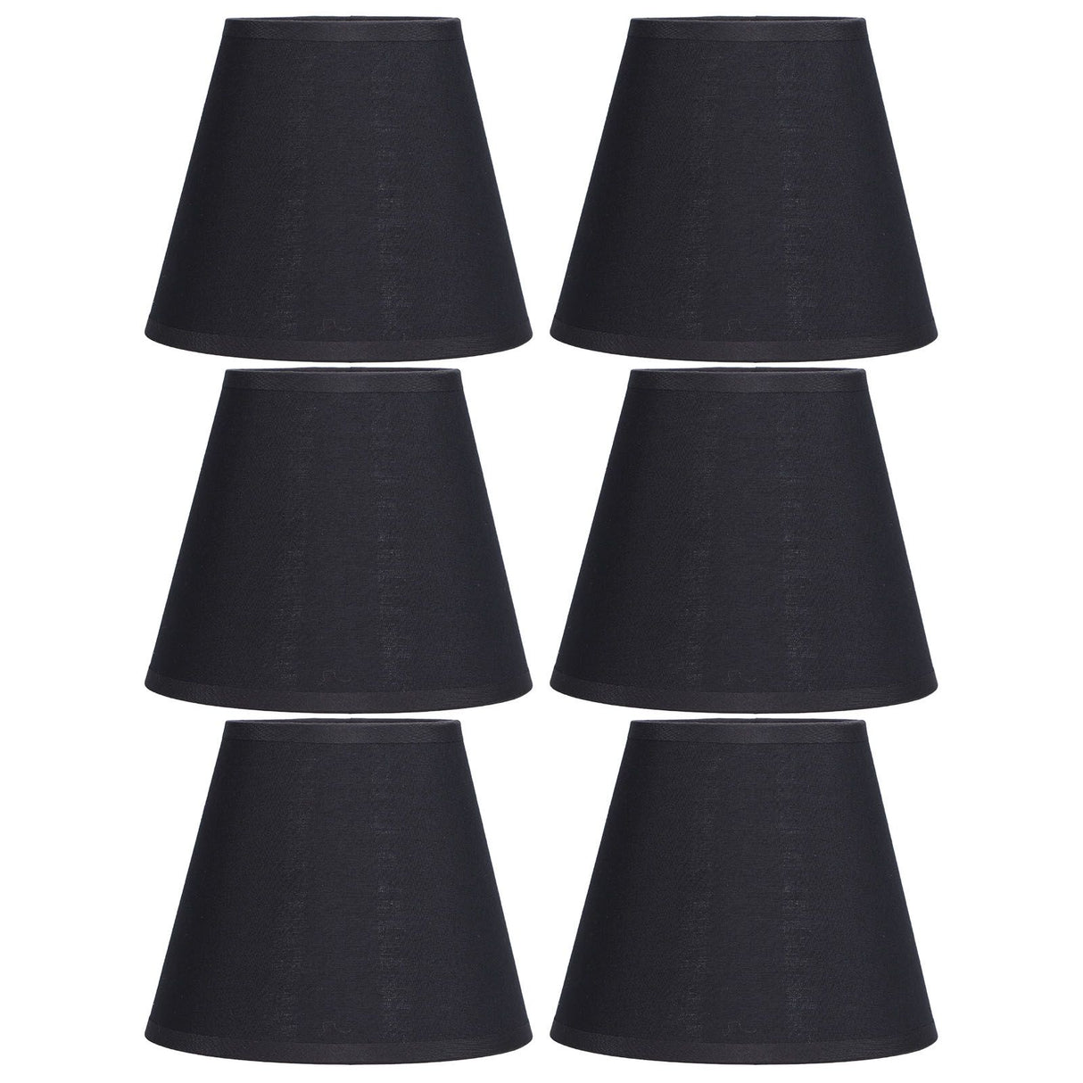 6pcs Lamp Shades Fabric Exquisite Fashion Decorative Chandelier Shades for Candle Light Desk Lamp Crystal Chandelier