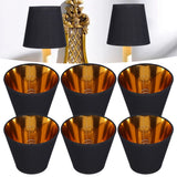 6pcs Lamp Shades Fabric Exquisite Fashion Decorative Chandelier Shades for Candle Light Desk Lamp Crystal Chandelier