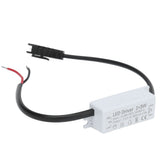 LED Driver AC 85‑265V to 2‑4V DC Power Supply Transformer Adapter for LED Strip Lighting - Rear View