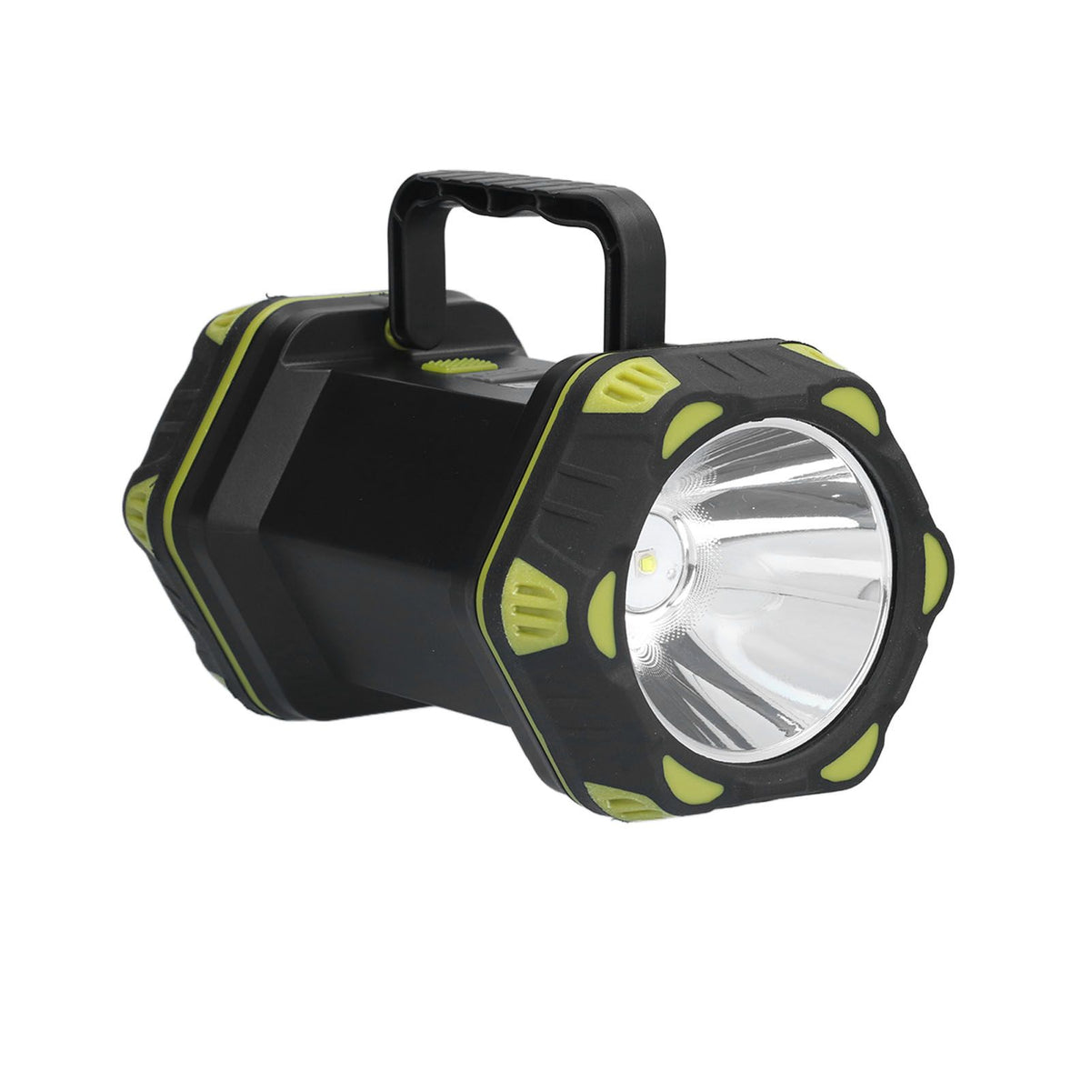 Handheld Flashlight 8 Gears Modes Adjustable Waterproof Rechargeable LED Flashlight with USB Cable for Outdoor Home