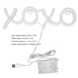 Neon Light Decorative IP45 LED Night Neons Sign for Bar Pub Store Garage Home PartyWarm White Light