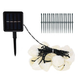 Solar Light String Waterproof Outdoor Garden Landscape Light 20LEDs 8 Lighting ModesColorful Light - 45-Degree Angle