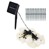 Solar Light String Waterproof Outdoor Garden Landscape Light 20LEDs 8 Lighting ModesColorful Light