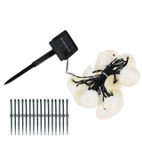 Solar Light String Waterproof Outdoor Garden Landscape Light 20LEDs 8 Lighting ModesColorful Light