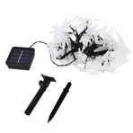 Dragonfly Solar String Lights 30LEDs Solar Powered Fairy Lights Waterproof Outdoor DecorationWarm Light