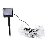 Dragonfly Solar String Lights 30LEDs Solar Powered Fairy Lights Waterproof Outdoor DecorationWarm Light