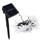 Dragonfly Solar String Lights 30LEDs Solar Powered Fairy Lights Waterproof Outdoor DecorationWarm Light