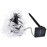Dragonfly Solar String Lights 30LEDs Solar Powered Fairy Lights Waterproof Outdoor DecorationWarm Light - 45-Degree Angle