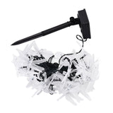 Dragonfly Solar String Lights 30LEDs Solar Powered Fairy Lights Waterproof Outdoor DecorationWarm Light - Rear View