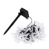 Dragonfly Solar String Lights 30LEDs Solar Powered Fairy Lights Waterproof Outdoor DecorationWarm Light