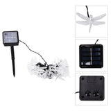 Dragonfly Solar String Lights 30LEDs Solar Powered Fairy Lights Waterproof Outdoor DecorationWarm Light - Extra Image