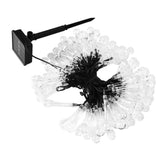 100LEDs String Lights Solar Powered Fairy Lamp 12m/39.3ft Waterproof Drop Shape for Patio Lawn Party DecorWarm Light
