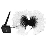 100LEDs String Lights Solar Powered Fairy Lamp 12m/39.3ft Waterproof Drop Shape for Patio Lawn Party DecorWarm Light