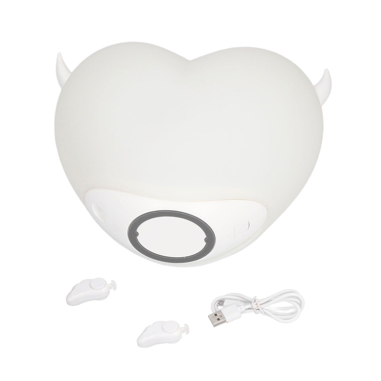 Heart Night Light Exquisite Appearance Rechargeable Battery Colorful Lights Mood Lighting