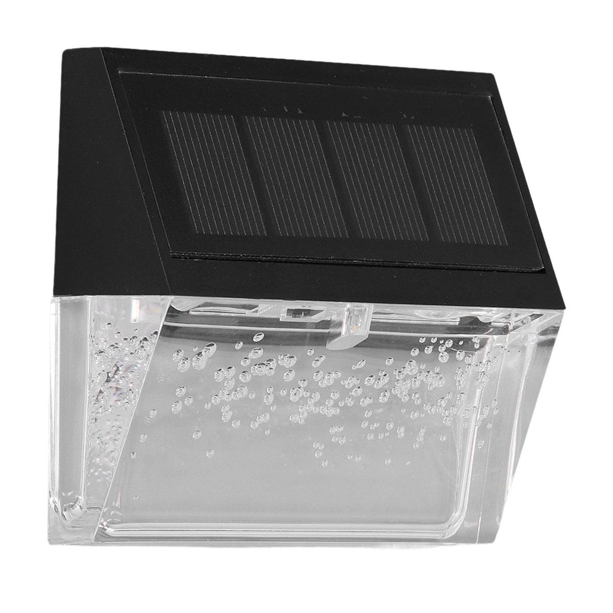 Solar Deck Lights Energy Saving Eco Friendly Warm Light RGB Intelligent Control IP56 Waterproof Fence Lights