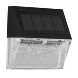 Solar Deck Lights Energy Saving Eco Friendly Warm Light RGB Intelligent Control IP56 Waterproof Fence Lights