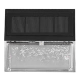 Solar Deck Lights Energy Saving Eco Friendly Warm Light RGB Intelligent Control IP56 Waterproof Fence Lights