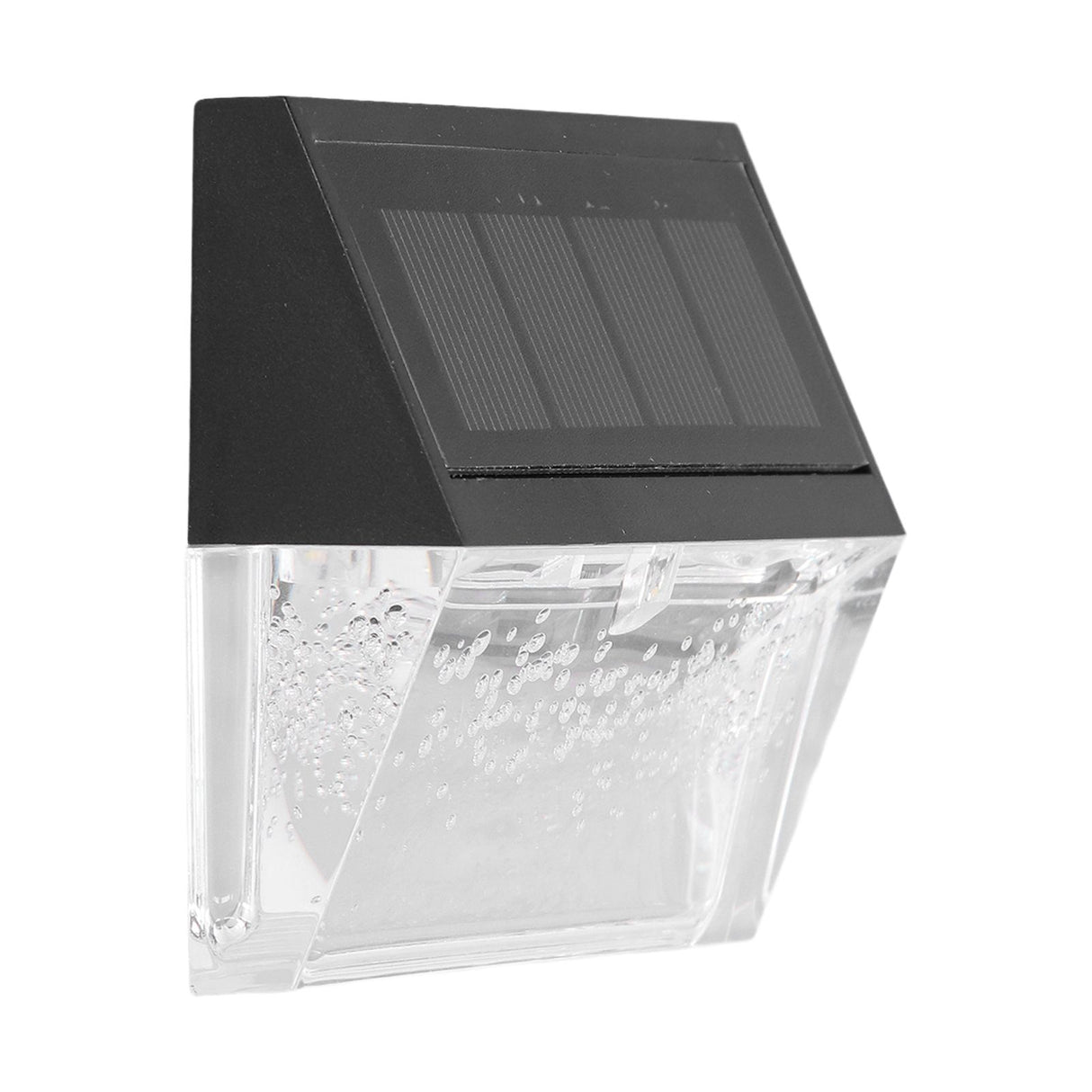 Solar Deck Lights Energy Saving Eco Friendly Warm Light RGB Intelligent Control IP56 Waterproof Fence Lights