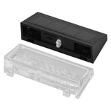 Solar Deck Lights Energy Saving Eco Friendly Warm Light RGB Intelligent Control IP56 Waterproof Fence Lights - Low Angle