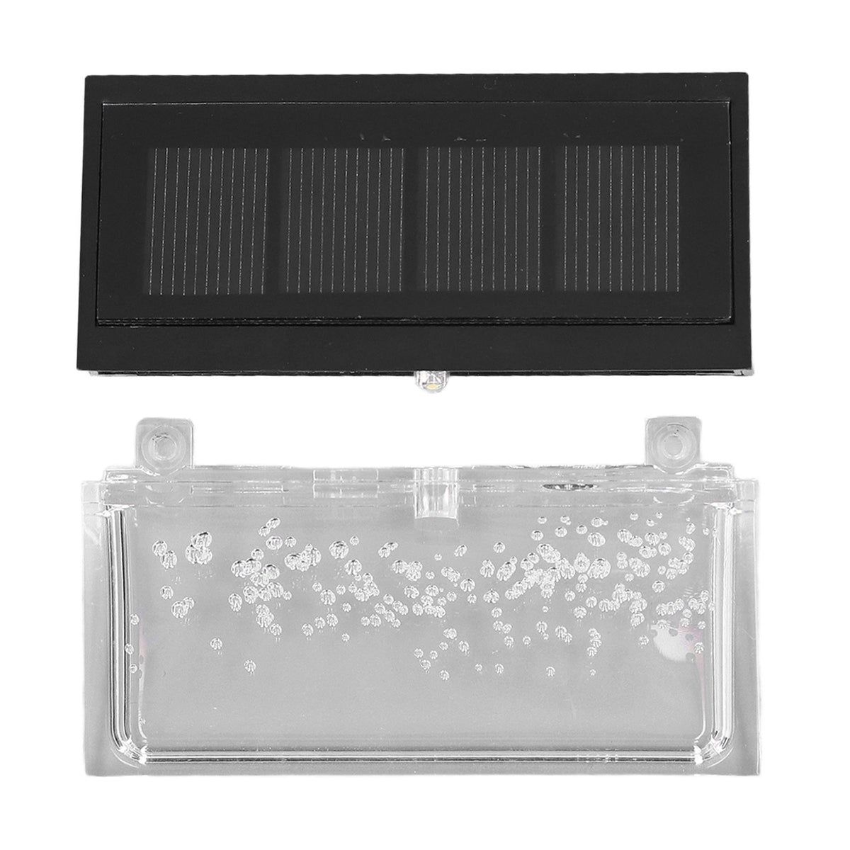 Solar Deck Lights Energy Saving Eco Friendly Warm Light RGB Intelligent Control IP56 Waterproof Fence Lights