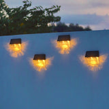 Solar Deck Lights Energy Saving Eco Friendly Warm Light RGB Intelligent Control IP56 Waterproof Fence Lights - Extra Image