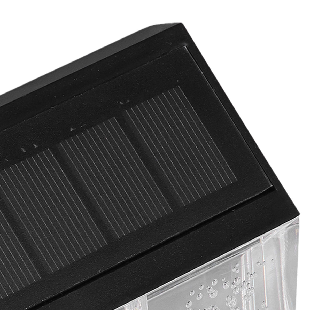 Solar Deck Lights Energy Saving Eco Friendly Warm Light RGB Intelligent Control IP56 Waterproof Fence Lights