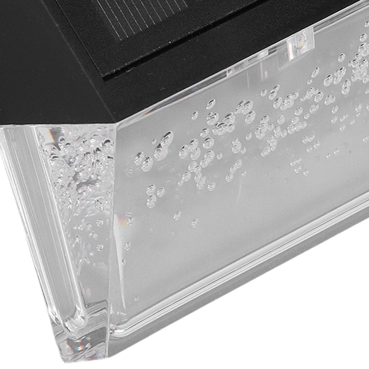 Solar Deck Lights Energy Saving Eco Friendly Warm Light RGB Intelligent Control IP56 Waterproof Fence Lights