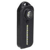 LED Warning Shoulder Light IPX3 USB Charging Bicycle Tail Lamp with 5 Light Modes Night Riding Equipment - 45-Degree Angle