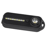 LED Warning Shoulder Light IPX3 USB Charging Bicycle Tail Lamp with 5 Light Modes Night Riding Equipment