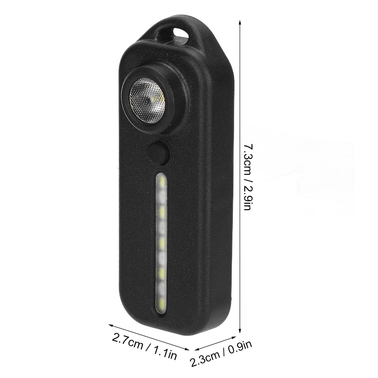 LED Warning Shoulder Light IPX3 USB Charging Bicycle Tail Lamp with 5 Light Modes Night Riding Equipment