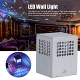 LED RGB Wall Lamp 3W KTV Indoor Wall Decoration Lamp for Corridor Aisle Bedside Background 85‑265V - Extra Image