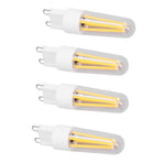 10Pcs G9 LED Bulb 3W 200LM Long Filament Bulbs for Chandelier Ceiling Lamp Table Lamp Warm White 220V