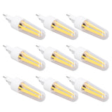 10Pcs G9 LED Bulb 3W 200LM Long Filament Bulbs for Chandelier Ceiling Lamp Table Lamp Warm White 220V
