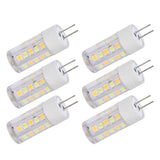 6PCS G4 Light Bulb 3 Light Color 220V Small Ceiling Lamp Bulb Wall Lamp Bulb for Home OfficeG4 3W 32LED