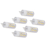 6PCS G4 Light Bulb 3 Light Color 220V Small Ceiling Lamp Bulb Wall Lamp Bulb for Home OfficeG4 3W 32LED - Rear View