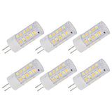 6PCS G4 Light Bulb 3 Light Color 220V Small Ceiling Lamp Bulb Wall Lamp Bulb for Home OfficeG4 3W 32LED - Extra Image
