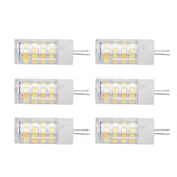 6PCS G4 Light Bulb 3 Light Color 220V Small Ceiling Lamp Bulb Wall Lamp Bulb for Home OfficeG4 5W 52LED