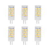 6PCS G4 Light Bulb 3 Light Color 220V Small Ceiling Lamp Bulb Wall Lamp Bulb for Home OfficeG4 5W 52LED - Extra Image