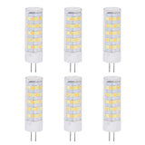 6PCS G4 Light Bulb 3 Light Color 220V Small Ceiling Lamp Bulb Wall Lamp Bulb for Home OfficeG4 7W 64LED