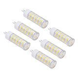 6PCS G4 Light Bulb 3 Light Color 220V Small Ceiling Lamp Bulb Wall Lamp Bulb for Home OfficeG4 7W 64LED