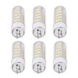 6PCS G4 Light Bulb 3 Light Color 220V Small Ceiling Lamp Bulb Wall Lamp Bulb for Home OfficeG4 7W 64LED - Low Angle
