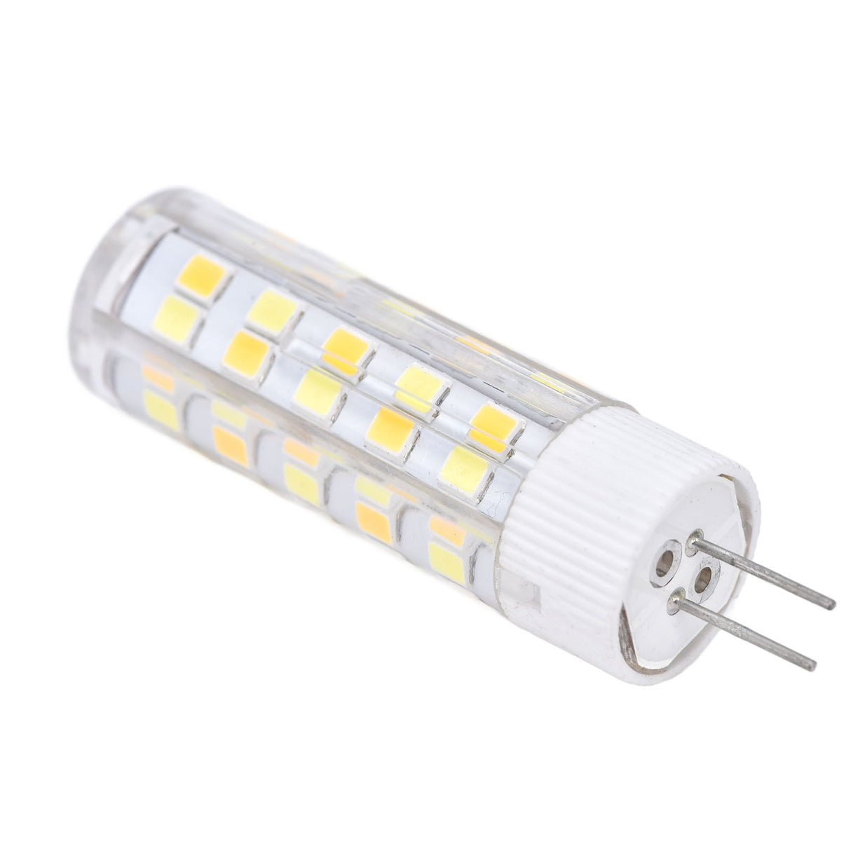 6PCS G4 Light Bulb 3 Light Color 220V Small Ceiling Lamp Bulb Wall Lamp Bulb for Home OfficeG4 7W 64LED