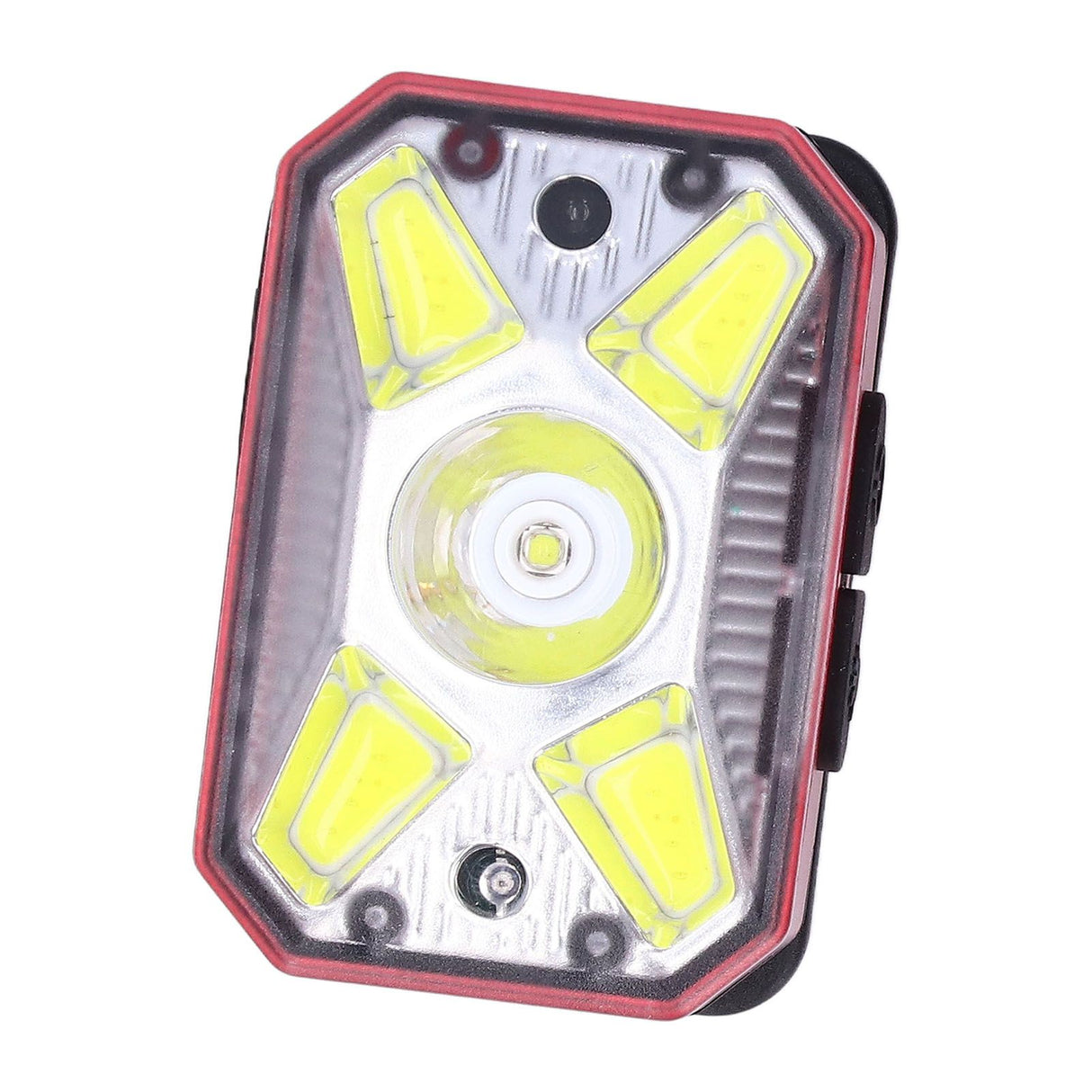 LED Headlight Outdoor COB Induction Headlight USB Charging Head Flashlight for Night RunningRed