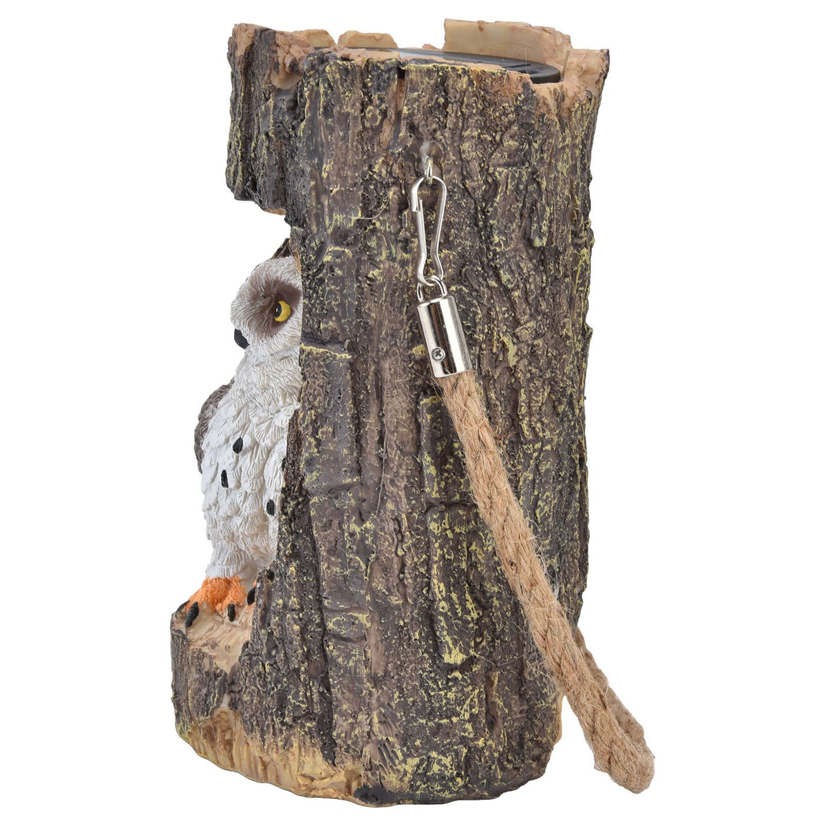 Owl Solar Light IP67 Waterproof High Simulation Eco Friendly Energy Saving Durable Resin Solar Hanging Lights