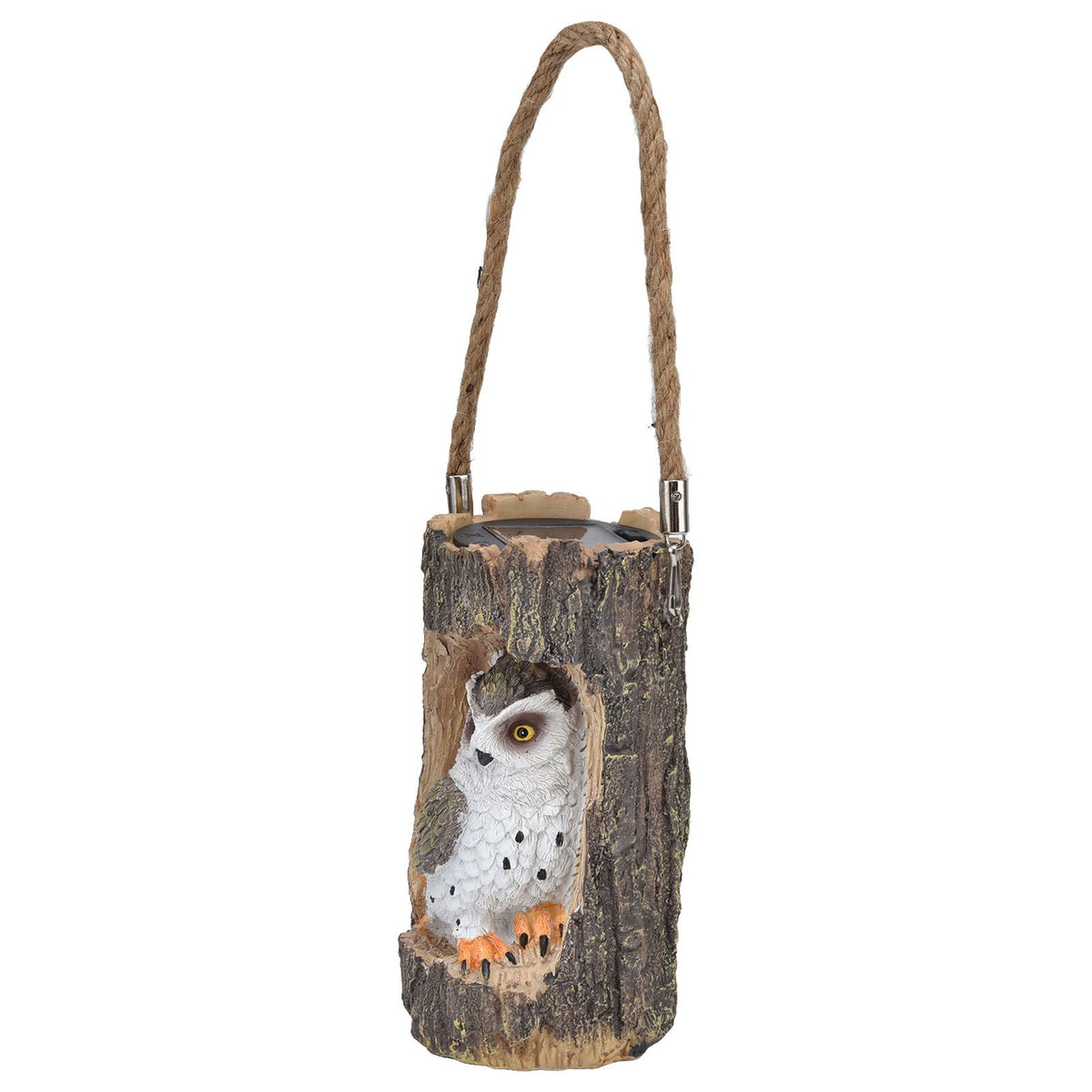 Owl Solar Light IP67 Waterproof High Simulation Eco Friendly Energy Saving Durable Resin Solar Hanging Lights