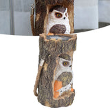 Owl Solar Light IP67 Waterproof High Simulation Eco Friendly Energy Saving Durable Resin Solar Hanging Lights - Extra Image