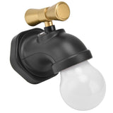 Creative LED Faucet Night Light USB Charging Voice Controlled Induction Bedside Lamp for Corridor