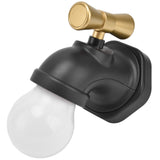 Creative LED Faucet Night Light USB Charging Voice Controlled Induction Bedside Lamp for Corridor