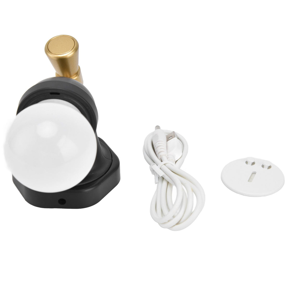 Creative LED Faucet Night Light USB Charging Voice Controlled Induction Bedside Lamp for Corridor